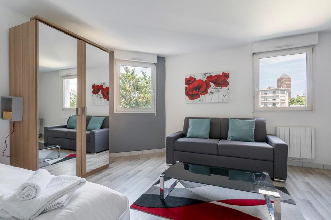 Appartement Studio Abondance - Proche GareMétrobus - Calme à Lyon Extérieur photo